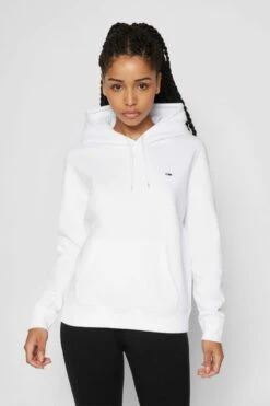 Tommy Jeans Regular Hoodie - Hoodie - White