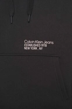 Calvin Klein Jeans Layered Address Hoodie - Sweatshirt - Black -Gant shop 013bea580aef40c48cab6772ca080a9f scaled