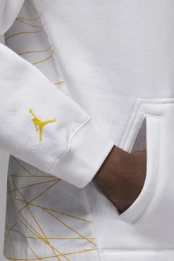 Nike Performance Jordan X Paris St Germain- Hoodie - White Tour Yellow -Gant shop 01406748baae499788ff0be853116bcc scaled