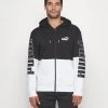 Puma Power Colorblock Full Zip Hoodie - Sweatjakke - Black -Gant shop 030888039b674a7ba3916b6df4cbf167