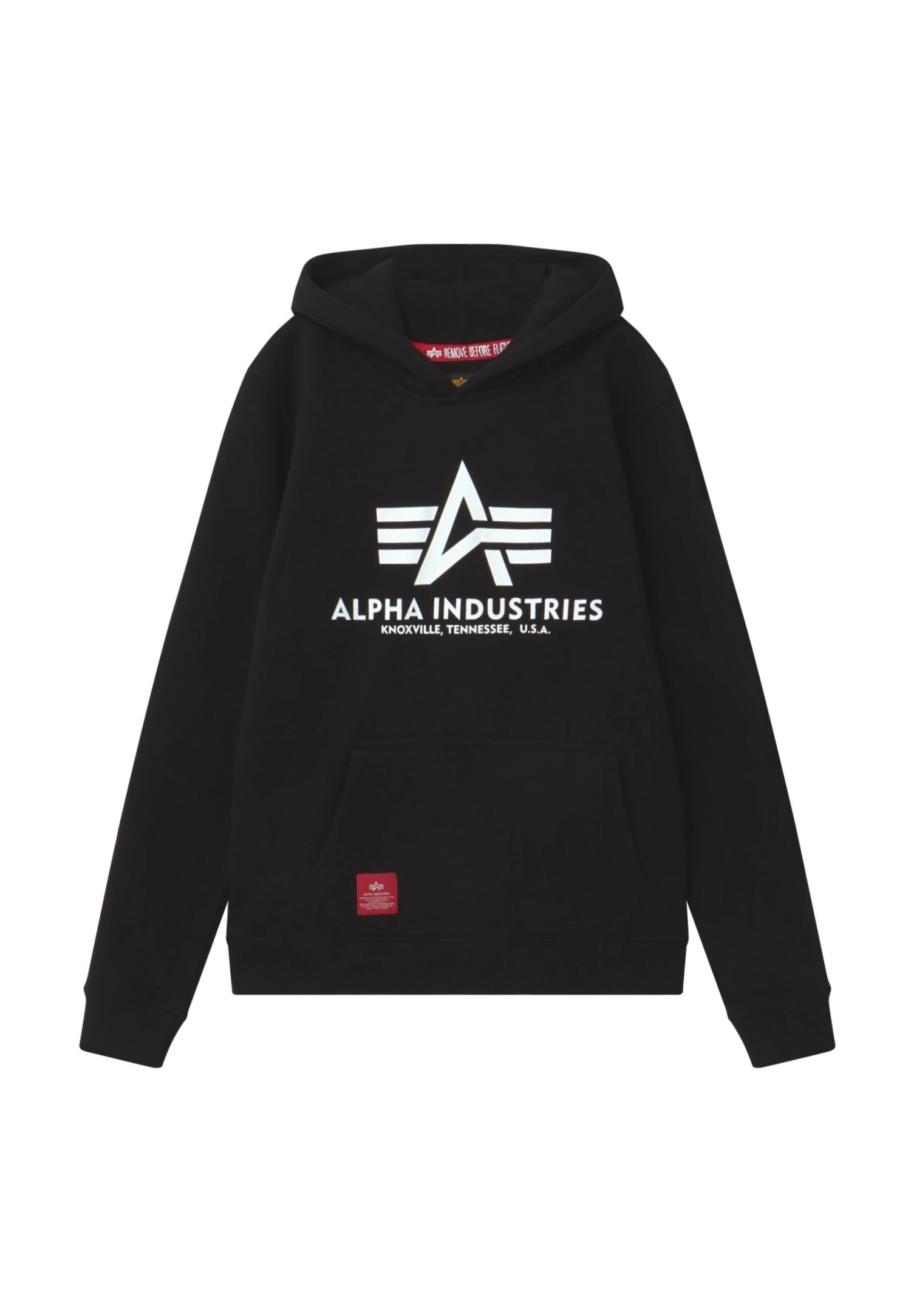 Alpha Industries Basic Hoody Kids Teens - Hoodie - Black 5 Alpha Industries Basic Hoody Kids Teens - Hoodie - Black - Bilde 3