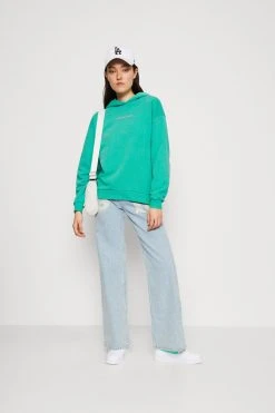 Alternative view of COLOURFUL REBEL Love Story Wash Clean Hoodie - Sweatshirt - Green