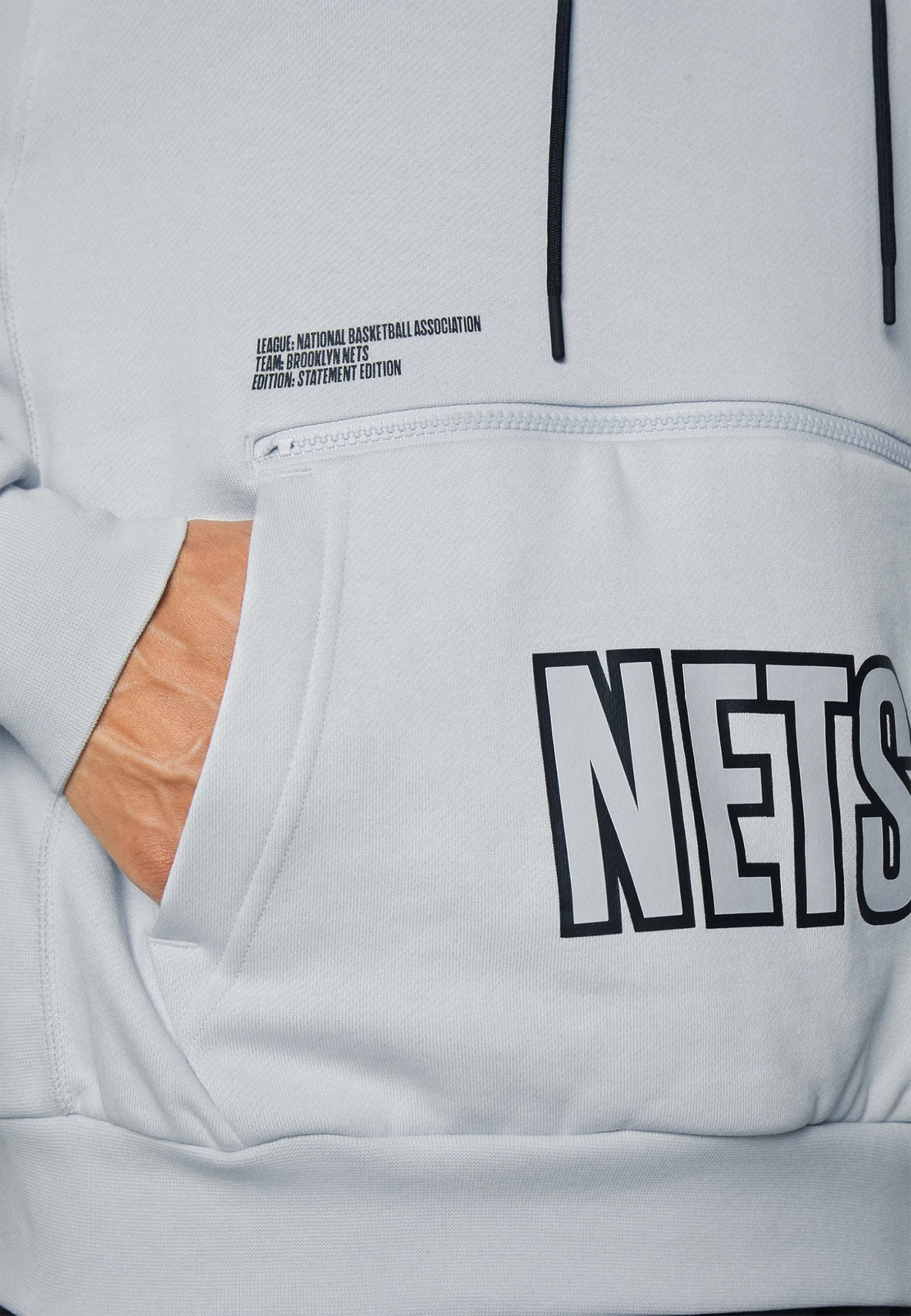 Nike Performance Brooklyn Nets Courtside Statement - Hoodie - Pure Platinum 8 Nike Performance Brooklyn Nets Courtside Statement - Hoodie - Pure Platinum - Bilde 6