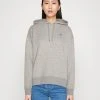 Gant Shield Hoodie - Hoodie - Light Grey Melange 1 Gant Shield Hoodie - Hoodie - Light Grey Melange -Gant shop 05ced84c29954517ac652d41552be634