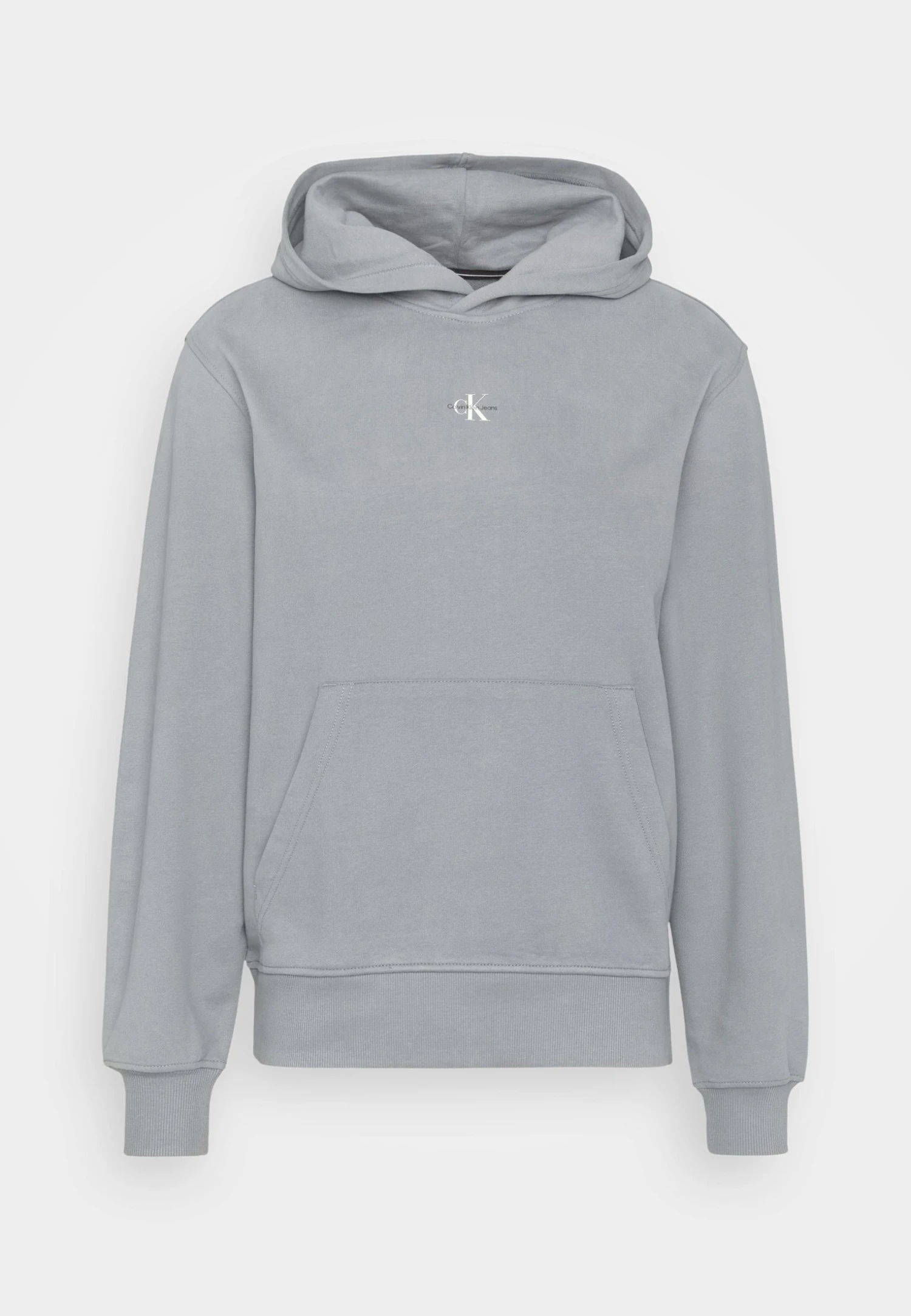 Calvin Klein Jeans Micro Monologo Hoodie Unisex - Hoodie - Overcast Grey 7 Calvin Klein Jeans Micro Monologo Hoodie Unisex - Hoodie - Overcast Grey - Bilde 5