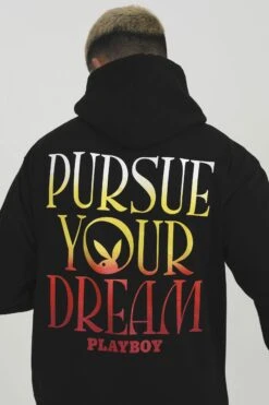 LEGACY STUDIOS Playboy Pursue Your Dream Hoodie Unisex - Hoodie - Deep Black -Gant shop 07ee0dbc157b4e51a3a7d3907fd1fbad scaled