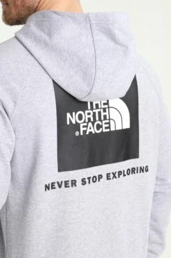 The North Face Raglan Box - Hoodie - Mottled Light Grey -Gant shop 08668128fa1e49d7b364cc9af7427c04