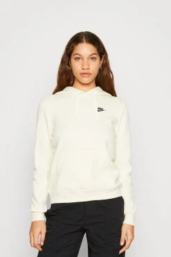 Nike Sportswear W Club Flc Std Po - Hoodie - Coconut Milk/Black