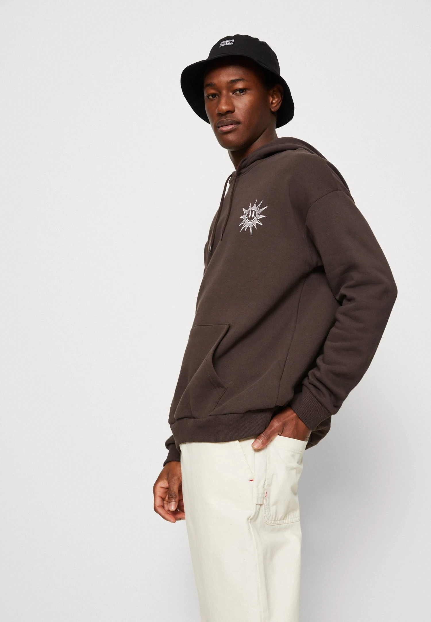 YOURTURN Unisex - Hoodie - Brown 6 YOURTURN Unisex - Hoodie - Brown - Bilde 4