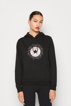 Converse Radiating Love Classic Fit Hoodie - Sweatshirt - Black