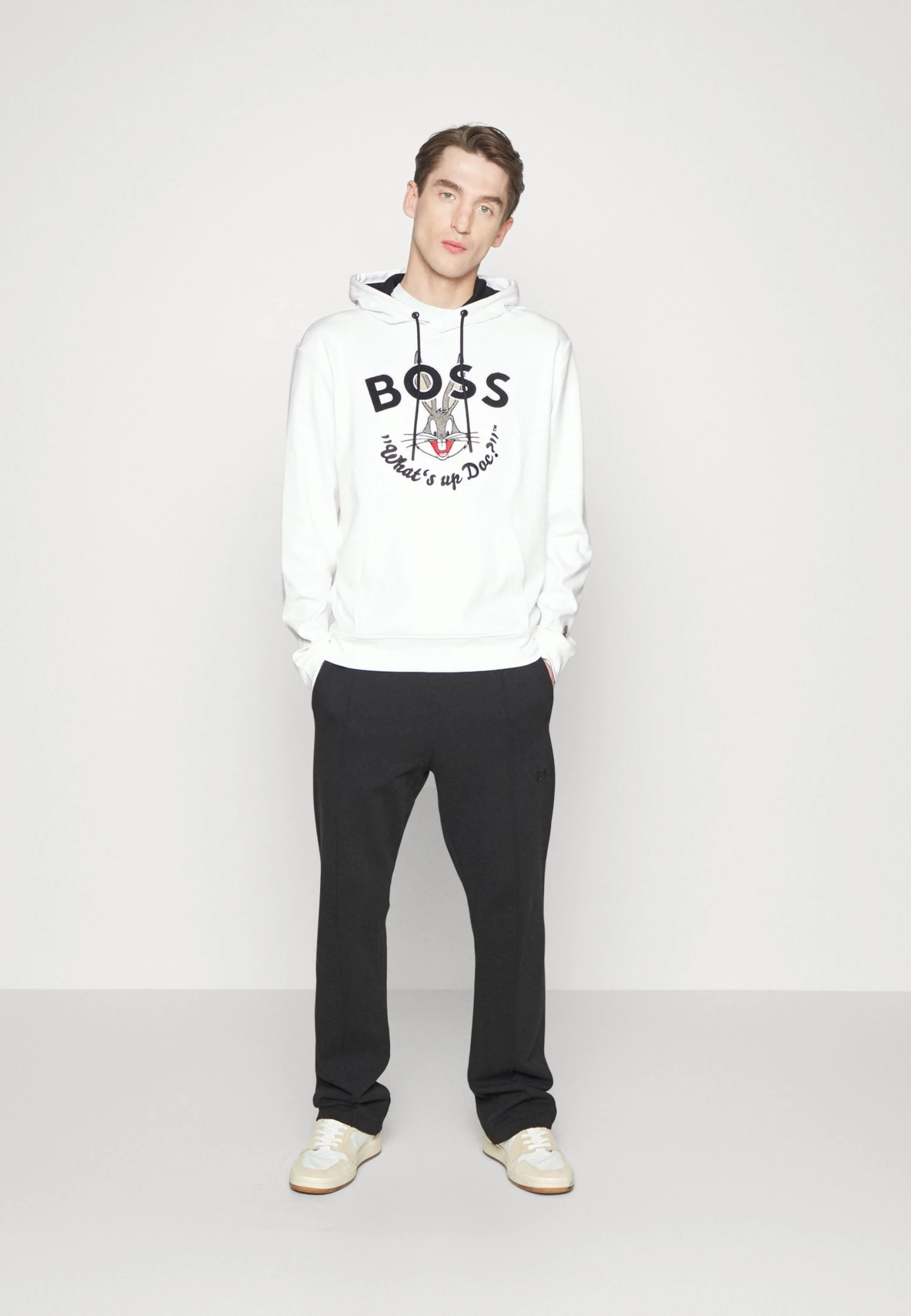 Looney Tunes X Boss W Bugs Lny - Hoodie - White 4 Looney Tunes X Boss W Bugs Lny - Hoodie - White - Bilde 2