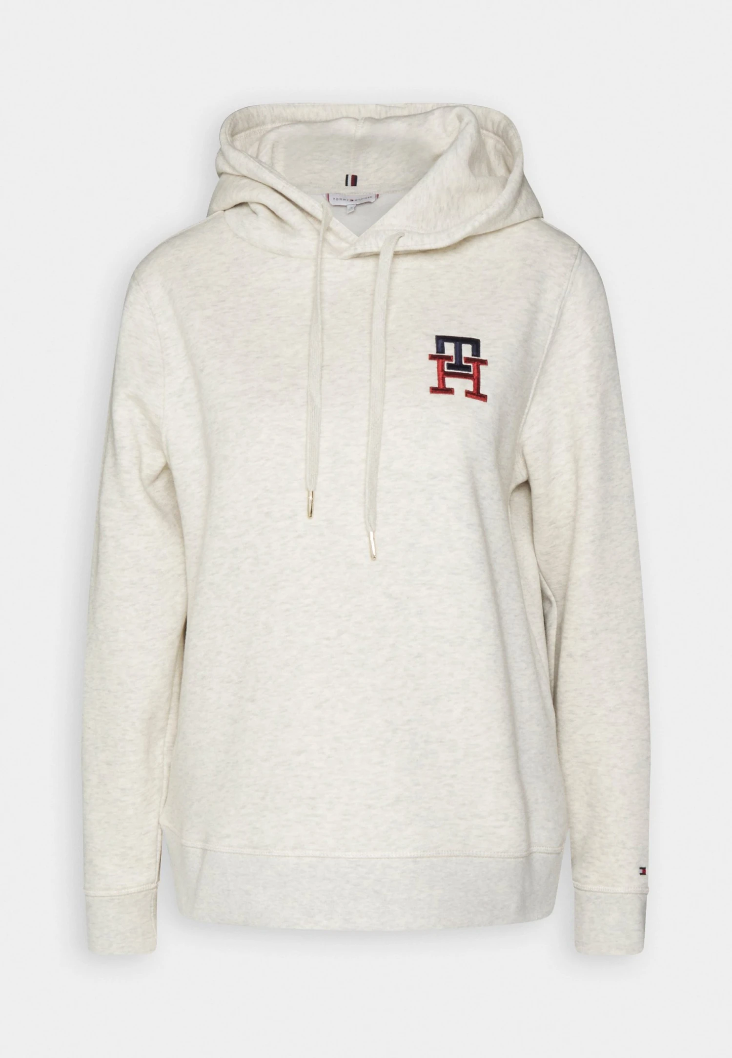 Tommy Hilfiger Monogram Hoodie - Hoodie - Heathered Oatmilk 6 Tommy Hilfiger Monogram Hoodie - Hoodie - Heathered Oatmilk - Bilde 4