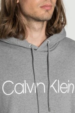 Calvin Klein Logo Hoodie - Hoodie - Mid Grey Heather -Gant shop 0e22ac1f474242d7a3c73f3d4ceda0f5 scaled