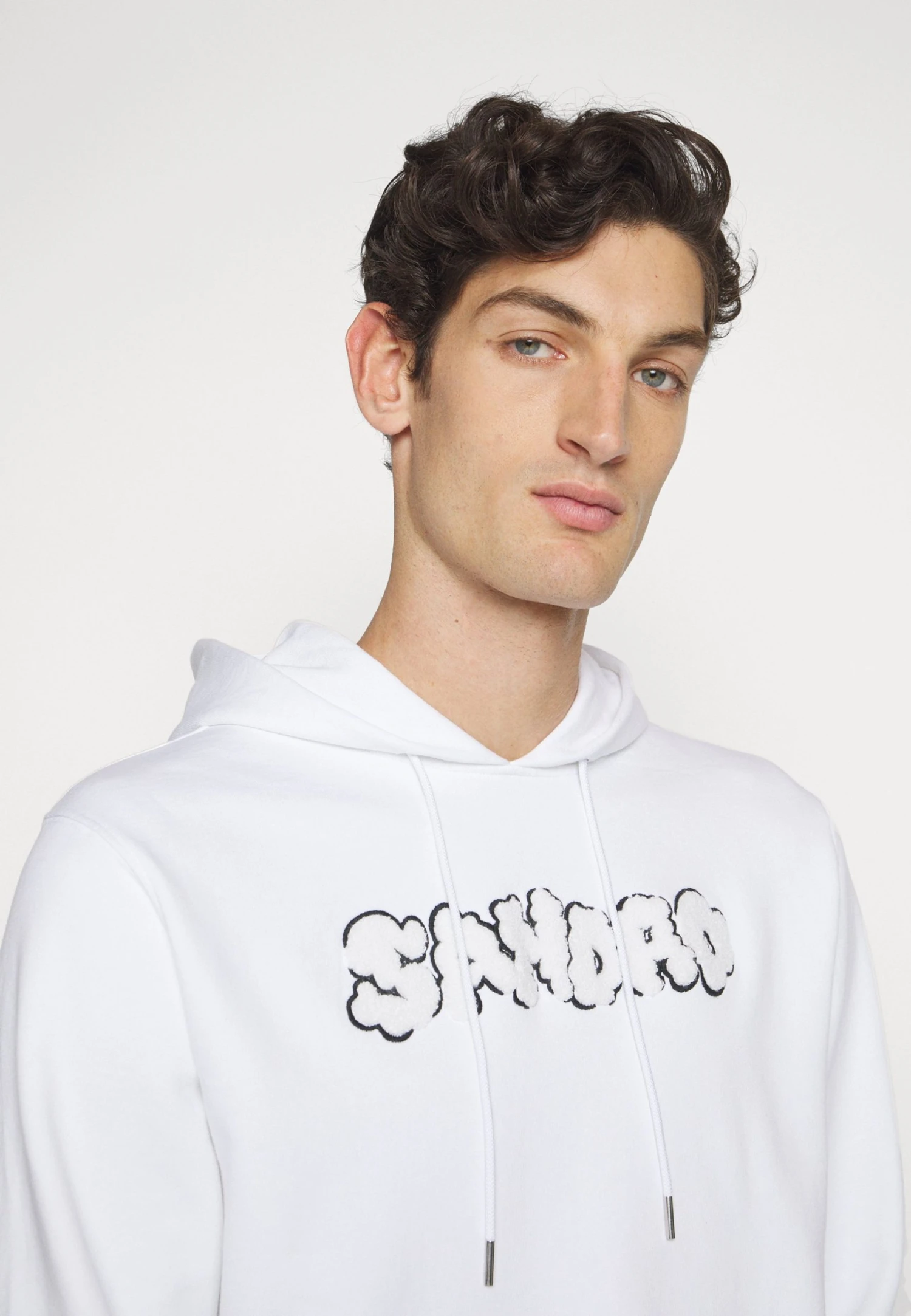 Sandro Cloud Hoodie - Sweatshirt - Blanc 8 Sandro Cloud Hoodie - Sweatshirt - Blanc - Bilde 6