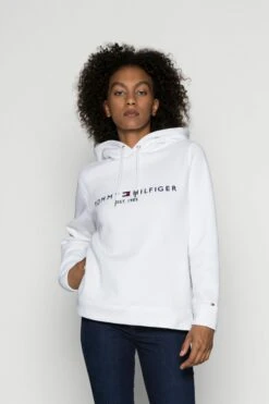 Tommy Hilfiger Hilfiger Hoodie- Sweatshirt - White