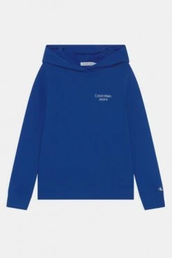 Calvin Klein Jeans Stack Logo Hoodie - Hoodie - Ultra Blue