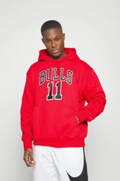 Nike Performance NbaChicago Bulls Name & Number Hoodie - Hoodie - University Red