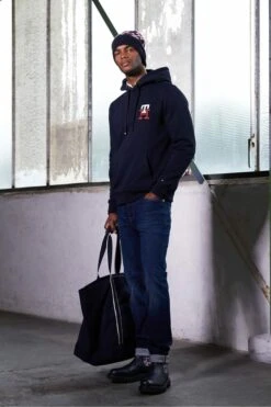 Tommy Hilfiger Essential Monogram Hoody - Hoodie - Desert Sky