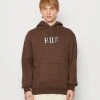 HUF Quake Conditions Hoodie - Sweatshirt - Chocolate -Gant shop 106c2668b57f458e815a9b016b27f5d1
