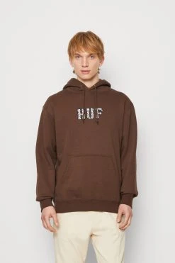 HUF Quake Conditions Hoodie - Sweatshirt - Chocolate