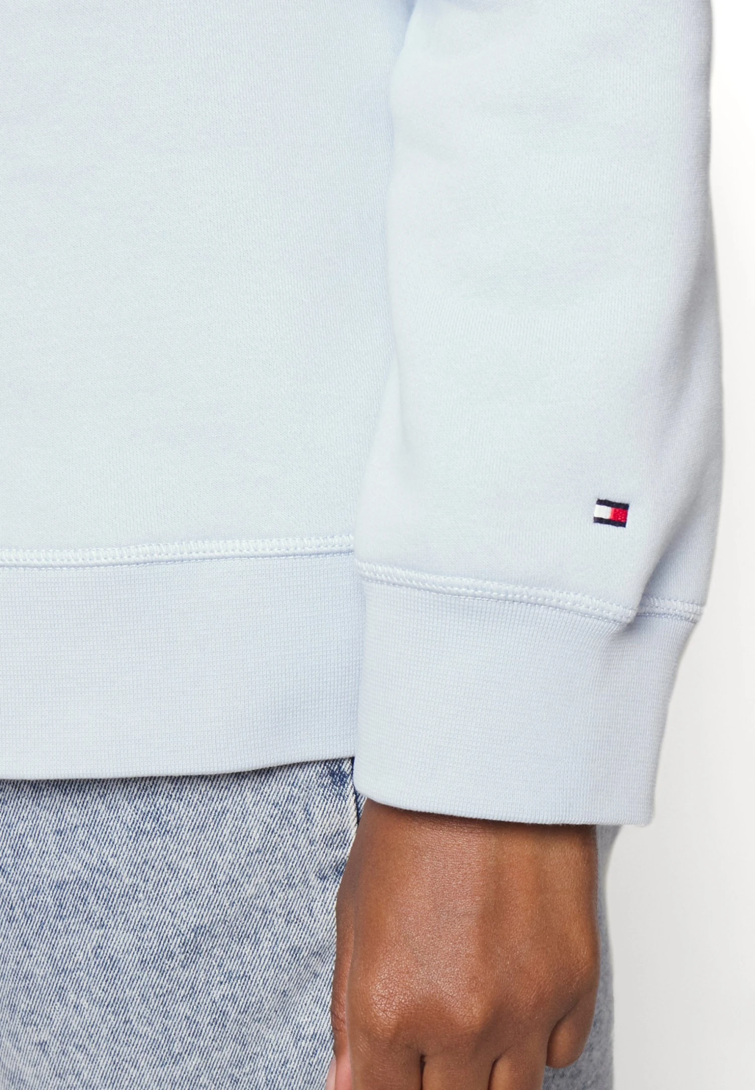Tommy Hilfiger Curve Monogram Hoodie - Sweatshirt - Breezy Blue 8 Tommy Hilfiger Curve Monogram Hoodie - Sweatshirt - Breezy Blue - Bilde 6