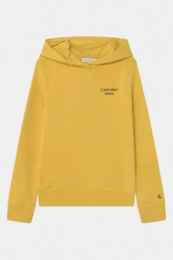 Calvin Klein Jeans Stack Logo Hoodie - Hoodie - Bamboo