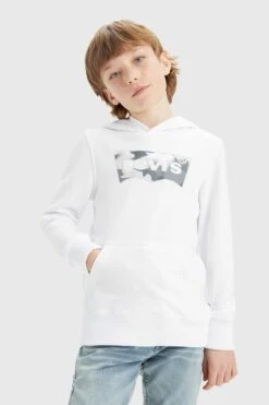 Levi's Batwing Fill Hoodie - Sweatshirt - Bright White