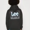 Lee Loose Logo - Hoodie - Washed Black 1 Lee Loose Logo - Hoodie - Washed Black -Gant shop 131b9bd316404c33b8f33431fb6fab8f