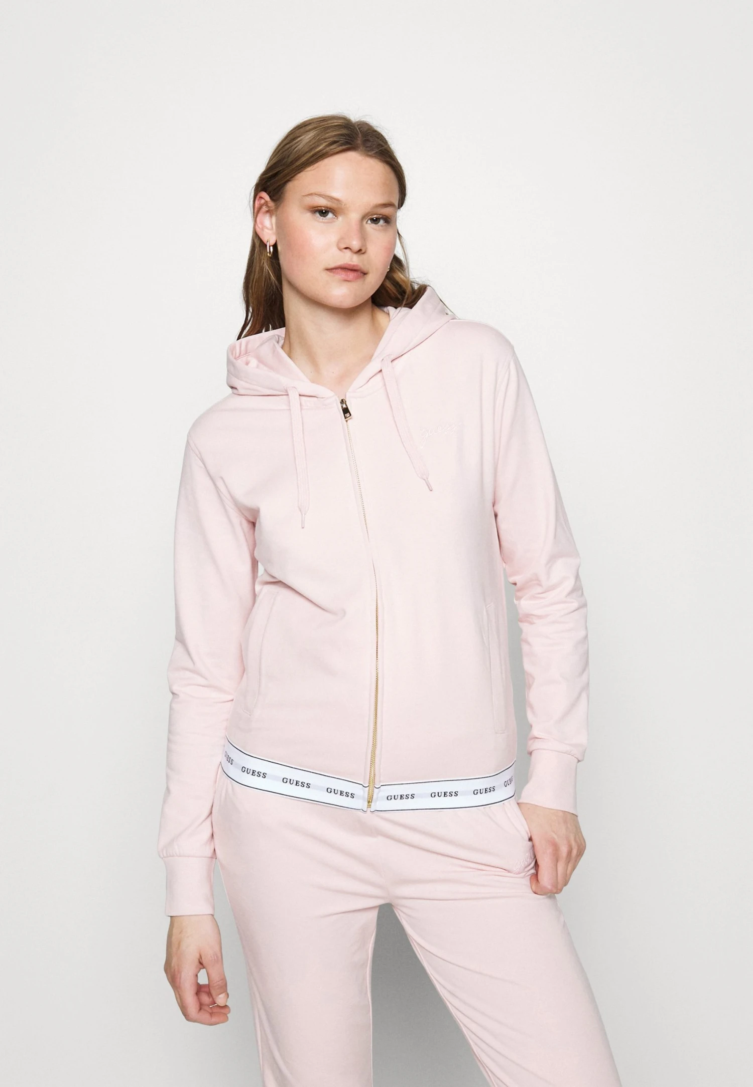 Guess Zip Hoodie - Pyjamasoverdel - Blush Cotton 3 Guess Zip Hoodie - Pyjamasoverdel - Blush Cotton