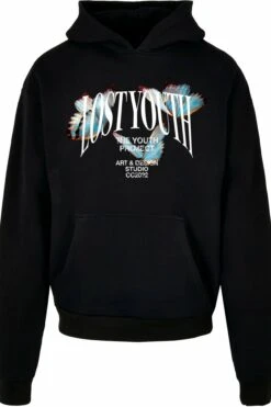 Alternative view of Lost Youth Hoodie - Black