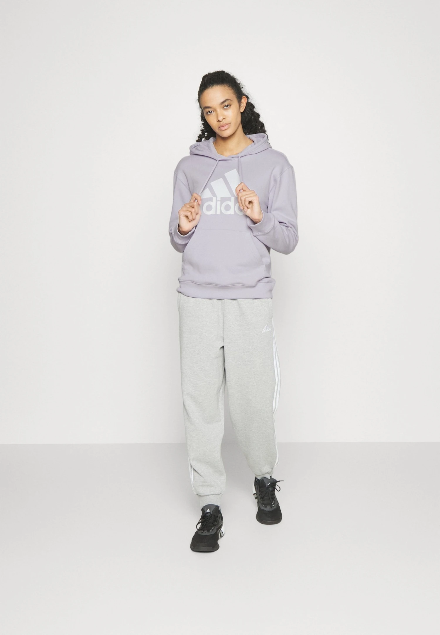 Adidas Sportswear Hoodie - Silver Dawn/White 4 Adidas Sportswear Hoodie - Silver Dawn/White - Bilde 2