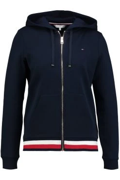 Tommy Hilfiger Heritage Zip Through Hoodie - Sweatjakke - Midnight -Gant shop 17859ebef32d45448e78da5efd5c701e