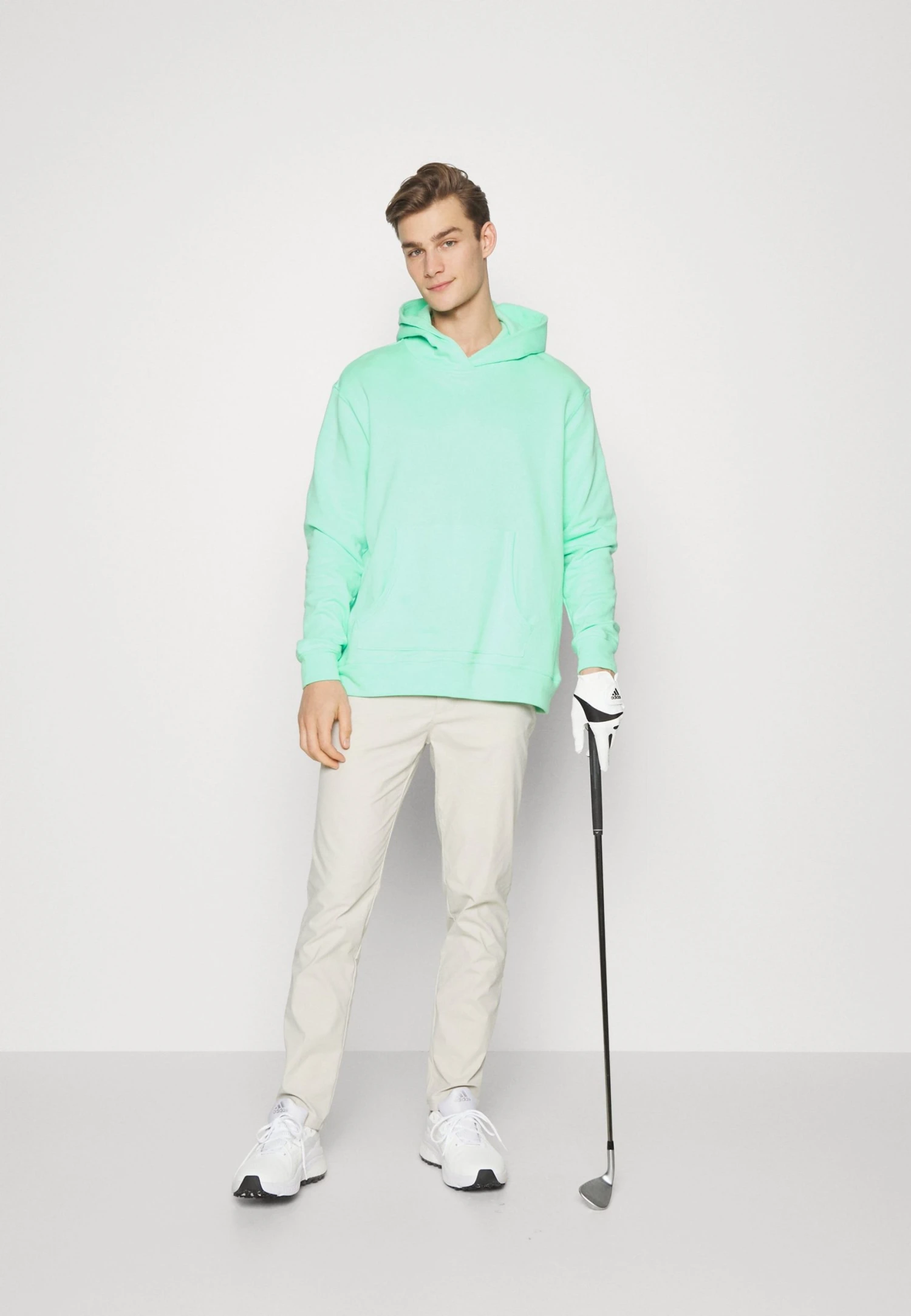 Adidas Golf Mens Adicross Hoodie - Strikkegenser - Pulse Mint 4 Adidas Golf Mens Adicross Hoodie - Strikkegenser - Pulse Mint - Bilde 2