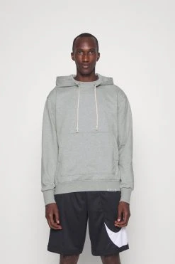 Nike Performance M Df Std Iss Po - Hoodie - Grey Heather/Pale Ivory