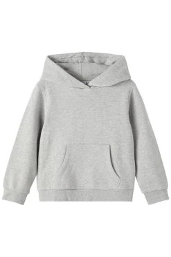 Alternative view of NAME IT Hoodie - Grey Melange