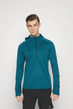 UMBRO Pro Training Elite Half Zip Hoodie - Hoodie - Blue Coral