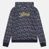 Guess JuniorHooded Active - Hoodie - Blue Combo -Gant shop 1b85cee2659547ccb9a9e470932082bc