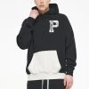 Pegador Payne Raglan Hoodie Vintage Unisex - Hoodie - Washed Black Ink -Gant shop 1c1a9343e8e546f18c41c6b32aeeeb23