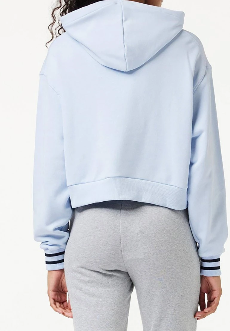 Tommy Hilfiger Monotype Slv Crop - Hoodie - Breezy Blue 5 Tommy Hilfiger Monotype Slv Crop - Hoodie - Breezy Blue - Bilde 3