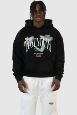 Lost Youth Hoodie - Black