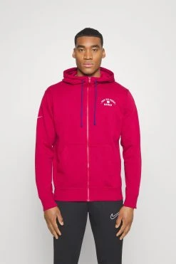 Nike Performance Fc Barcelona Club Hoodie - Klubbklær - Noble Red/Deep Royal Blue/Pale Ivory
