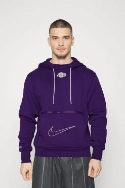 Nike Performance Los Angeles Lakers City Edition Courtside Hoodie - Hoodie - Dark Purple