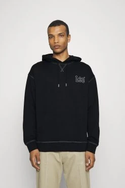 Lee Loose Seasonal Hoodie - Hoodie - Washed Black