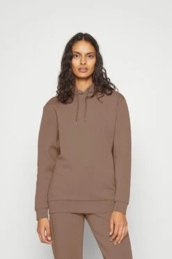 Calvin Klein Minimal Logo Hoodie - Sweatshirt - City Taupe