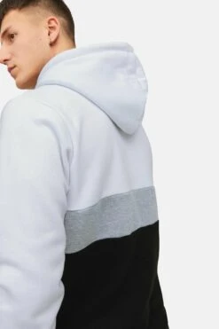 Jack & Jones Jjereid Blocking Hood - Hoodie - White -Gant shop 21d5e3a7ce194b17b0bb09492eac3c86