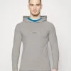 NEBBIA Shirt With A Hoodie - Topper Langermet - Dark Grey -Gant shop 21dd721456214c2b9226328345522ea1