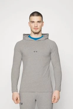 NEBBIA Shirt With A Hoodie - Topper Langermet - Dark Grey
