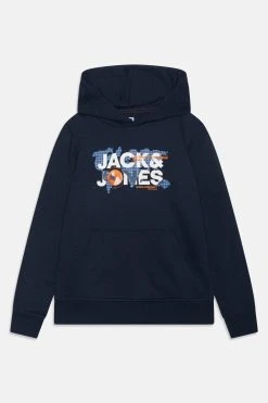 Jack & Jones Junior Hood- Hoodie - Navy Blazer