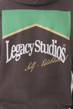 LEGACY STUDIOS Selfestablished Logo Unisex - Hoodie - Brown -Gant shop 230718a0bf0143a685e15b0d7d3ec5e7 scaled