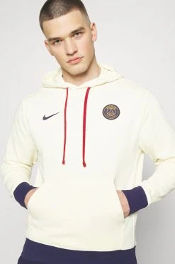 Nike Performance Paris St Germain Club Hoodie - Klubbklær - Coconut Milk/Blackened Blue -Gant shop 23cfe8aaf0284384a8657e2059d66190 scaled